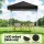 Instahut 2x2m Black Gazebo: UV-Resistant, Adjustable Steel Frame, Easy Setup with Carry Bag for Outdoor Events