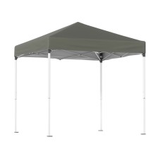 Instahut 2x2m Grey Gazebo with Base Pods - UV & Water-Resistant Oxford Fabric, Adjustable Height, Portable & Stable Instahut 2x2m Grey Gazebo with Base Pods - UV & Water-Resistant Oxford Fabric, Adjustable Height, Portable & Stable