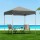 Instahut 2x2m Grey Gazebo with Base Pods - UV & Water-Resistant Oxford Fabric, Adjustable Height, Portable & Stable