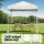 Instahut 2x2m White Gazebo: UV-Resistant, Steel Frame, Adjustable Height, w/ Base Pods for Outdoor Events