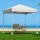 Instahut 2x2m White Gazebo: UV-Resistant, Steel Frame, Adjustable Height, w/ Base Pods for Outdoor Events
