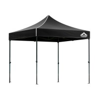 Instahut 3x3 Pop Up Gazebo Marquee Tent - 500D UV/Water Resistant Fabric, Steel Frame, Adjustable Heights, Base Pods