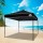Instahut 3x3m Pop Up Gazebo: Black, UV & Water Resistant, Durable Oxford Fabric, Adjustable Height, Easy Setup
