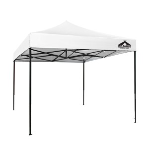 Instahut 3x3m Pop Up Gazebo with Base Pods, White - Durable 500D Oxford, UV Resistant, Easy Setup, Ideal for Events