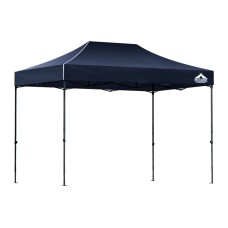 Instahut 3x4.5m Pop Up Gazebo with Base Pods - Durable PU-Coated Oxford Fabric, UV & Water Resistant, Navy Blue