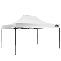 Instahut 3x4.5 Pop Up Gazebo Marquee Tent, 500D Oxford, UV & Water Resistant, Adjustable Heights, Easy Setup, White