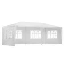 Instahut Gazebo 3x6m Wedding Party Tent - UV & Water Resistant, Steel Frame, Adjustable Panels, Carry Bag Included
