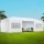 Instahut Gazebo 3x9m Marquee Wedding Tent - White, UV Resistant, Waterproof, Steel Frame, 8 Panels, Carry Bag Included
