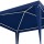 Instahut 3x3m Wedding Party Gazebo Marquee Tent - Durable PVC Coated, UV & Water Resistant, Easy Setup, Blue