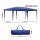 Instahut 3x6m Blue Wedding Gazebo Marquee Tent Powder Coated Steel Frame UV Water Resistant Canopy Outdoor Event