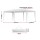 Instahut 3x6m Wedding Gazebo - Durable White Canopy Tent with UV & Water Resistance for Outdoor Events & Camping