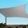 Instahut 3x3m Square Shade Sail - 280GSM Grey UV Block 98%, Weatherproof, Breathable, Durable Stainless Steel Buckles