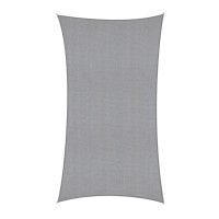 Instahut Rectangle Sun Shade Sail Canopy 4x7m - 280gsm UV-Resistant Breathable Fabric, Weatherproof Design