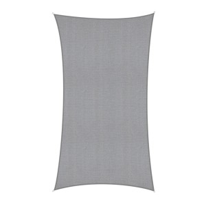 Instahut Rectangle Sun Shade Sail Canopy 4x7m - 280gsm UV-Resistant Breathable Fabric, Weatherproof Design