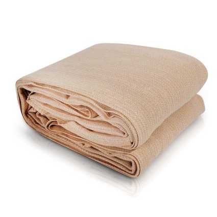 Instahut 2.5x3m Rectangle Shade Sail - 280GSM Sand Beige, UV-Resistant, Weatherproof, Commercial Grade Cloth