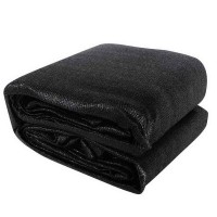 Instahut 3x6m Rectangle Black Shade Sail - 280GSM UV-Resistant Cloth with Stainless Steel Buckles, Weatherproof