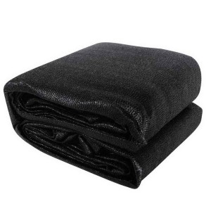 Instahut 3x6m Rectangle Black Shade Sail - 280GSM UV-Resistant Cloth with Stainless Steel Buckles, Weatherproof