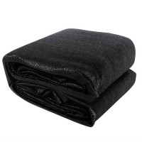 Instahut 4x6m Rectangle Shade Sail - 280GSM Black, 98% UV Block, Durable Polyethylene, All-Weather, 1-Year Warranty