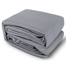 Instahut 6x6m Rectangle Shade Sail | 280GSM Grey Cloth | 98% UV Block | Weather Resistant | 1-Year Warranty