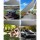 Instahut 6x8m Rectangle Shade Sail - 280GSM Grey Cloth, 98% UV Block, Weather Resistant, Stainless Steel Buckles