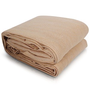 Instahut 2x4m Rectangle Shade Sail - 185GSM Sand Beige, UV-Resistant, Weatherproof, Easy Setup, Stainless Steel Buckles