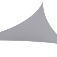 Instahut Waterproof Triangle Shade Sail Canopy 220GSM, 4x4x4m, UV Block, Weather Resistant, Grey, 1-Year Warranty