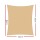Instahut 3x4m Waterproof Rectangle Shade Sail, Sand Beige - 95% UV Block, Durable Polyethylene, Stainless Steel Buckles