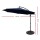 Instahut 3m Navy Cantilever Outdoor Umbrella with Base, UV50+ Water-Resistant Polyester Canopy, for Garden & Beach