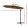 Instahut 3m Cantilever Outdoor Umbrella, Beige, UV50+ Water-Resistant Polyester, Steel Frame, for Beach & Garden