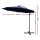 Instahut 3m Outdoor Cantilever Umbrella - UV50+ Navy Canopy, Water-Resistant Polyester, Steel Frame, Patio & Beach Use