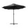 Instahut 4.57m UV50+ Black Outdoor Umbrella - Dodecagon Canopy, Steel Frame, Water-Resistant for Garden & Beach