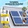 Gardeon Solar Panel Bird Guard Mesh Kit, 20cm x 30M, Rust-Proof PVC Coating, Cold Galvanised Wire, Fasteners Included