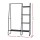 Artiss 150cm Metal Wardrobe Clothes Rack with 5 Storage Shelves, Anti-Slip Bar, Sturdy Powder-Coated Frame - Black