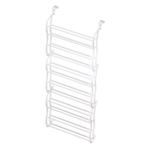 Artiss Eric Over Door Shoe Rack Organiser, 24 Pairs, 12-Tier, Metal & PP, Tool-Free Assembly, 50.4x16.4x173