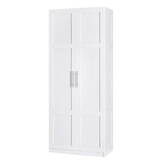 Artiss 2 Door Buffet Sideboard Cupboard Cabinet Pantry White - Versatile 180cm Tall Storage Solution, Easy Assembly