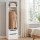 Artiss White Slim Wardrobe 2 Drawers with Hanging Rod 50.5 x 40 x 185cm Space Saving Storage Solution