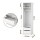 Artiss White Slim Wardrobe 2 Drawers with Hanging Rod 50.5 x 40 x 185cm Space Saving Storage Solution