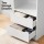 Artiss White Slim Wardrobe 2 Drawers with Hanging Rod 50.5 x 40 x 185cm Space Saving Storage Solution