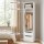 Artiss White Slim Wardrobe 2 Drawers with Hanging Rod 50.5 x 40 x 185cm Space Saving Storage Solution
