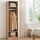 Artiss Pine Wardrobe Closet 185cm Slim Clothes Storage with Metal Hanging Rod Two Open Shelves Melamine
