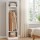 Artiss White Wardrobe Closet 185cm Tall Slim 50.5cm Wide with 2 Open Shelves and Metal Hanging Rod Durable Melamine