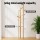 Artiss Bamboo Clothes Rack Coat Stand with 9 Hooks, 3-Tier Tree Design, 36x36x165cm, Anti-Slip, Easy Assembly
