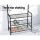Artiss 179cm Metal Clothes Rack & Coat Stand - Stylish Black Hanger with 3-Tier Shelving & 8 Hooks for Versatile Storage