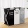 Artiss Large Foldable Laundry Basket Hamper - 3 Section Sorter, Aluminium Frame, 64.5x37x58cm, Easy Carry Handle