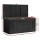 Gardeon 830L Outdoor Storage Box & Bench - Weather-Resistant, All Black, Lockable, 2-in-1 Design, Easy Assembly