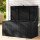 Gardeon 830L Outdoor Storage Box & Bench - Weather-Resistant, All Black, Lockable, 2-in-1 Design, Easy Assembly