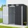 Giantz Garden Shed 1.62x1m Outdoor Storage Workshop, Galvanised Steel, Double Door, Lockable, Grey, Weatherproof