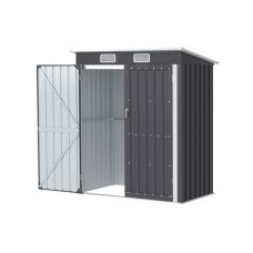 Giantz Garden Shed 1.62x1m Outdoor Storage Workshop, Galvanised Steel, Double Door, Lockable, Grey, Weatherproof Giantz Garden Shed 1.62x1m Outdoor Storage Workshop, Galvanised Steel, Double Door, Lockable, Grey, Weatherproof
