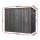 Giantz Outdoor Lockable Galvanised Steel Wheelie Bin Storage Shed for 2x240L Bins 158x101x133cm (Grey)