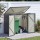 Giantz Outdoor Lockable Galvanised Steel Wheelie Bin Storage Shed for 2x240L Bins 158x101x133cm (Grey)